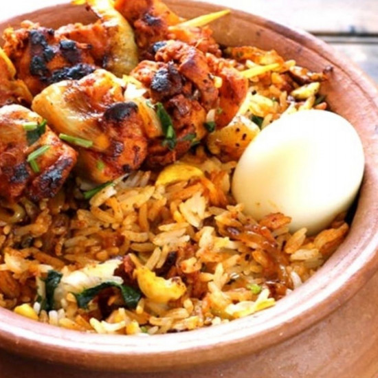 Chicken Kabab Biryani