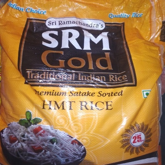 SRM Gold Rice bag (HMT Rice)  25kg